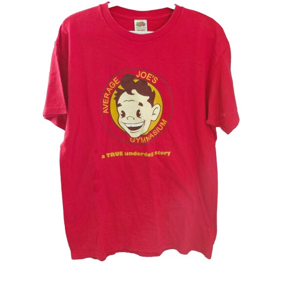 Fruit of the Loom Other - Vintage Dodgeball T Shirt Mens L Red Average Joe's Movie Promo Tee Y2K 2004